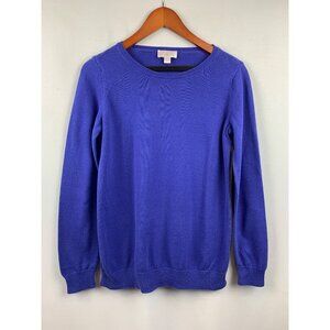 Belle By Kim Gravel Purple Sweater XS Womens Crew Neck